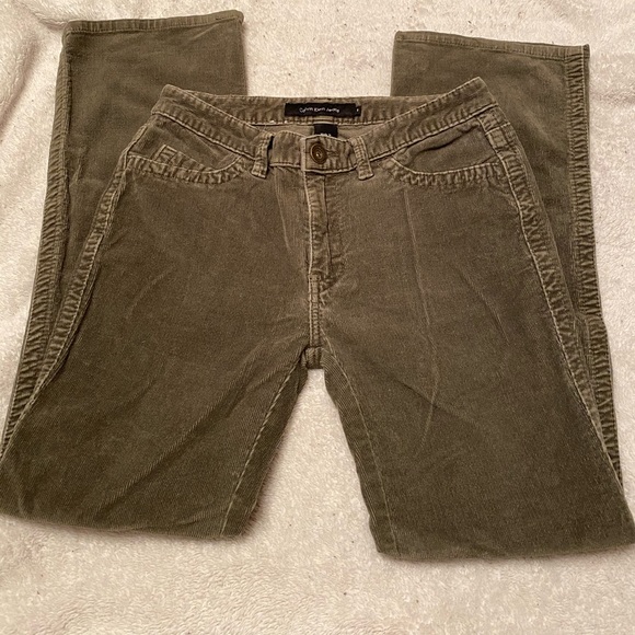Calvin Klein low rise suede pants - Picture 1 of 3